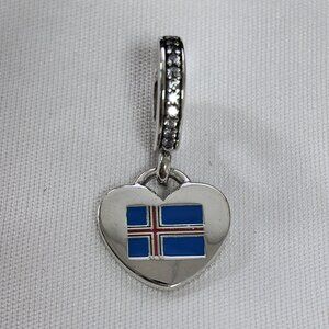 Pandora ICELAND Exclusive Charm Pendant, S925 Silver Jewelry